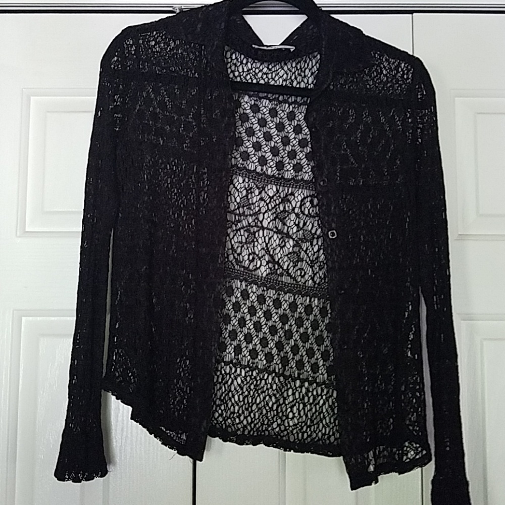 Lace Sweater Small